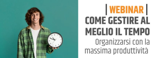 WEBINAR OFFLINE – COME GESTIRE AL MEGLIO IL TEMPO